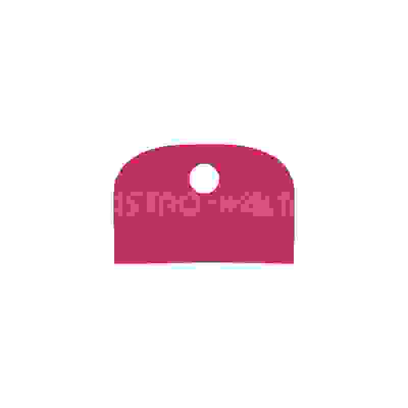 Stěrka na kutr plast červená "D" 148x 98 mm