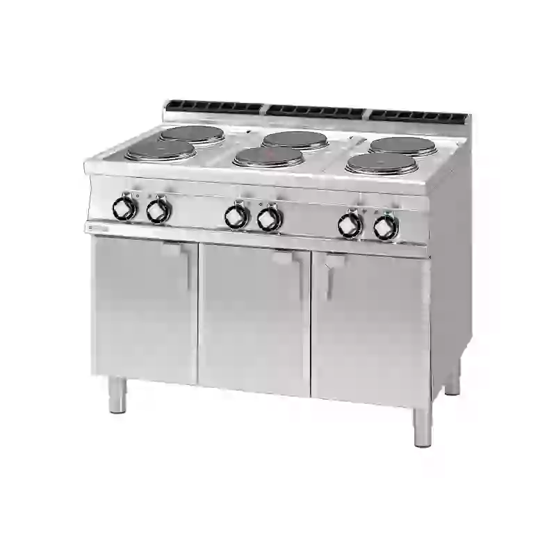 Sporák elektrický 6x plotýnka s podestavbou 400 V 