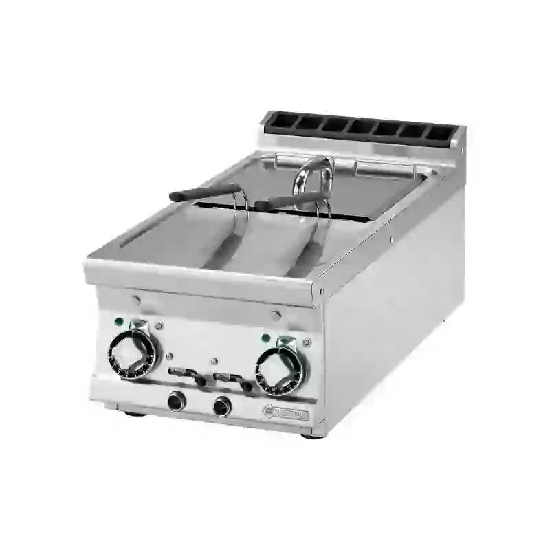 Fritéza elektrická dvojitá 0,75 kW/l, 8+8 l bez podestavby 400 V 