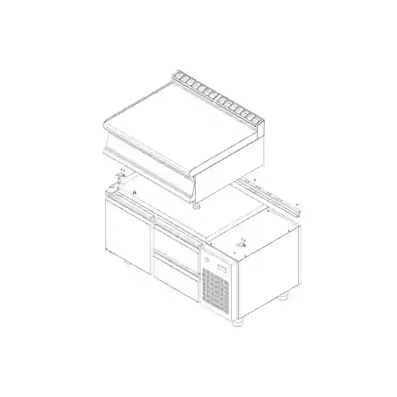 Fixační kit pro moduly 700 na chladicí podestavbu 