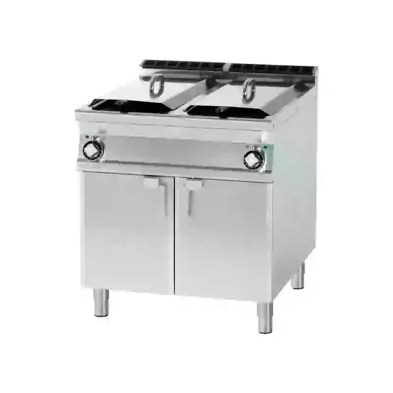 Fritéza elektrická dvojitá 0,88 kW/l, 25+25 l s podestavbou 400 V 