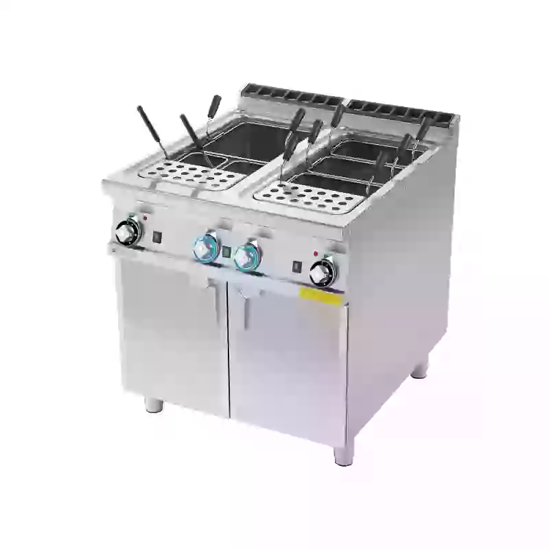 Vařič těstovin plynový 40 + 40 l s podestavbou 