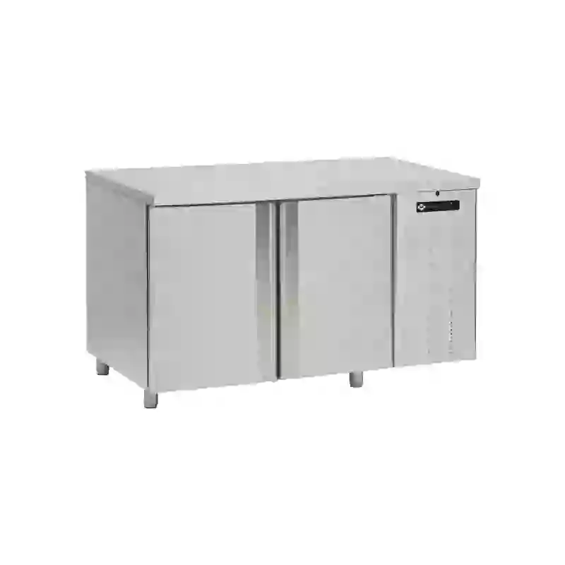 Stůl mrazicí elektrický GN 1/1, 2 dveře, bez lemu, nerez 230 V 