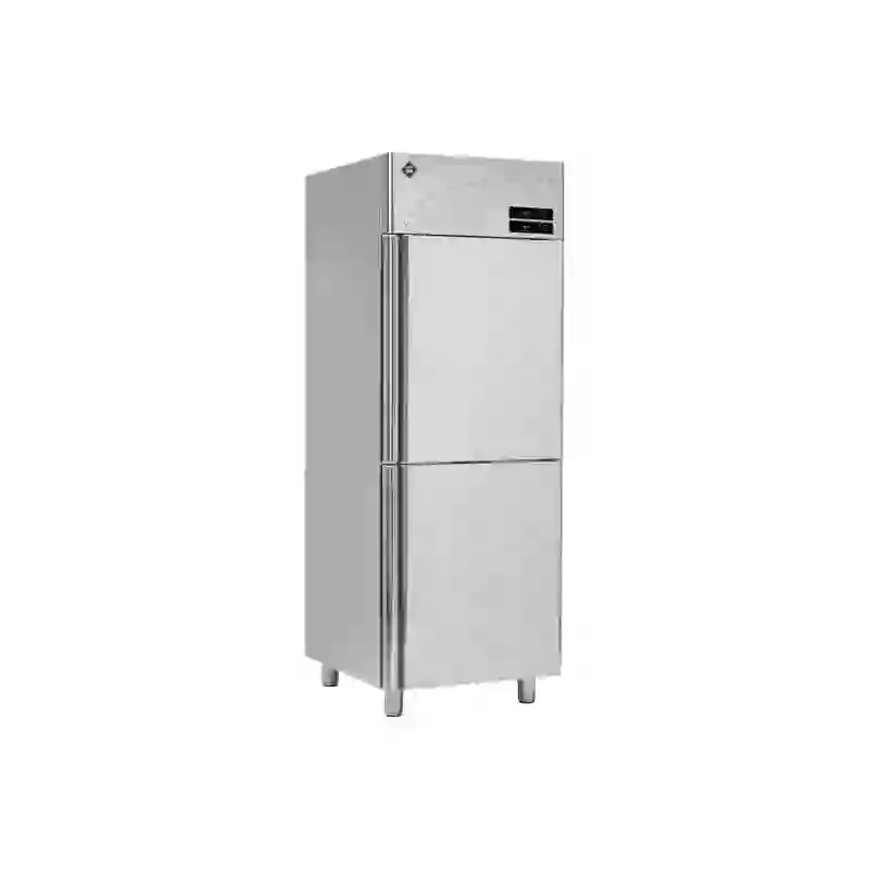 Skříň chladicí/mrazicí 2x 280 l, dvoudvéřová GN 2/1, nerez 