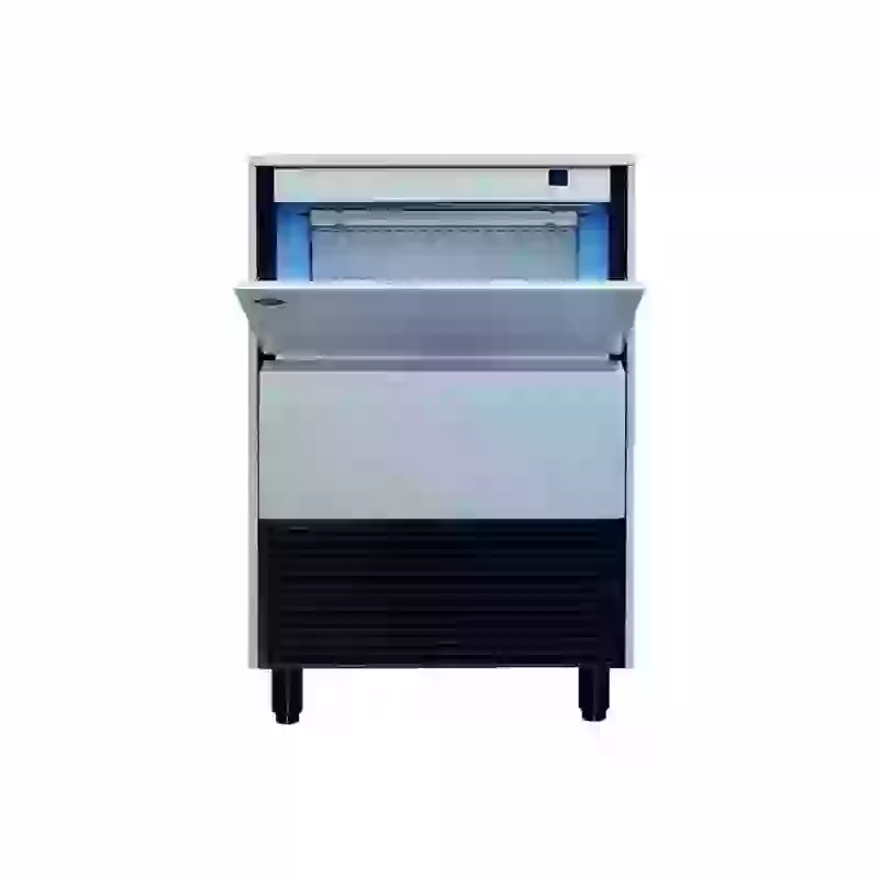 Výrobník ledu chlazený vzduchem kloboučkový led odpadové čerpadlo 22 g 75 kg/24h 
