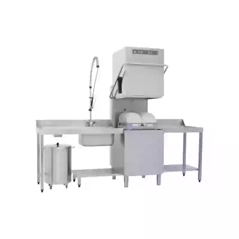 Myčka průběžná dvouplášťová s odpadovým čerpadlem 50x50 - 400 V 