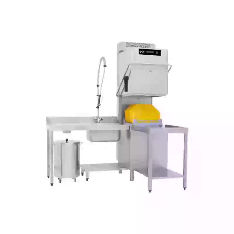 Myčka průběžná dvouplášťová rekuperace 50x50 - 400 V 