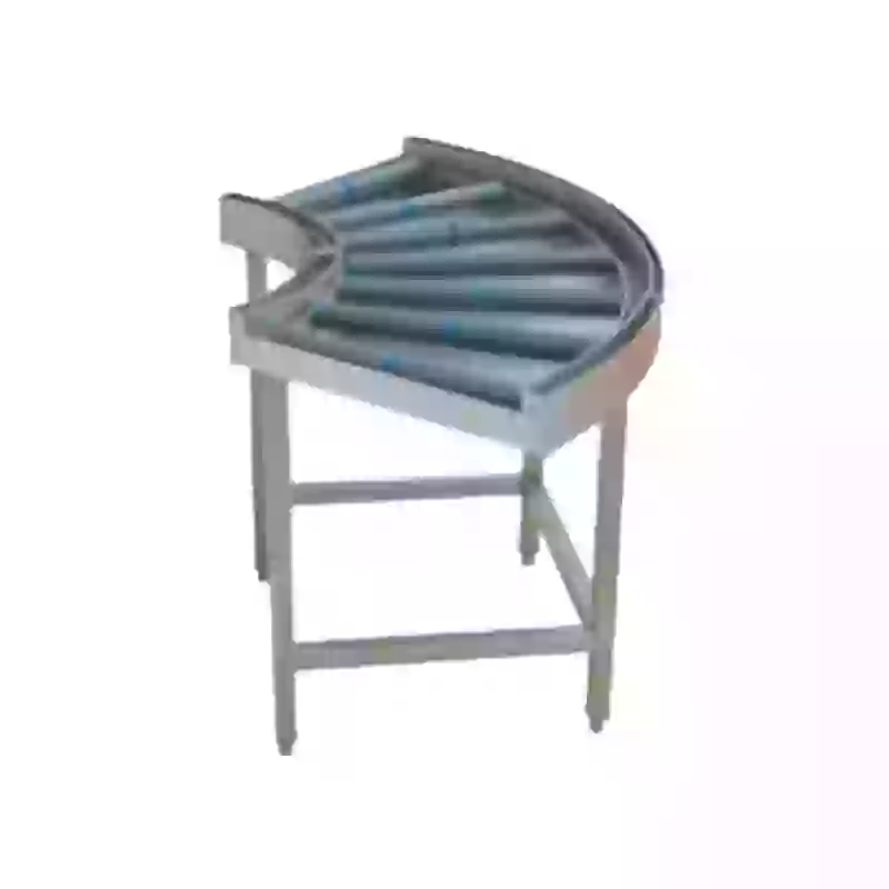 Stůl 90° válečkový vstupní nebo výstupní 110x110 cm 
