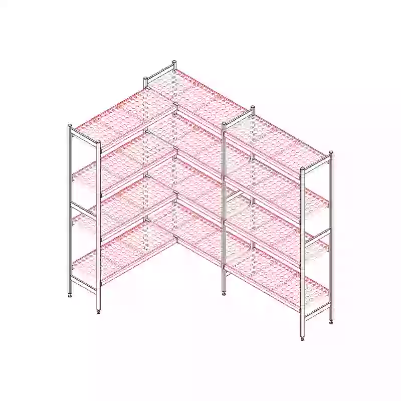 Police kompletní 475x532 mm (podesta + nosníky) 