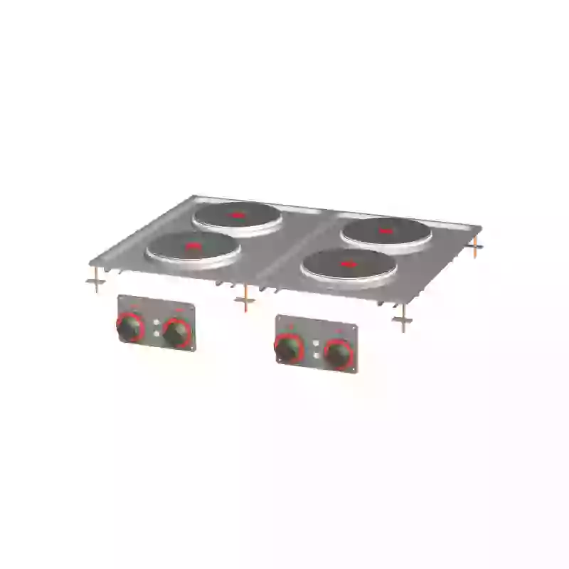 Sporák drop-in elektrická 4x drop-in plotýnka 400 V 