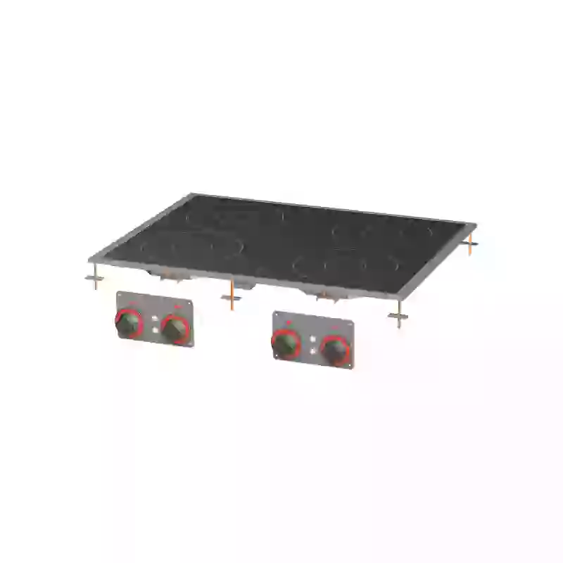 Sporák sklokeramický drop-in elektrická 4x drop-in plotýnka 400 V 