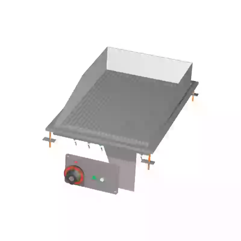 Grilovací deska 36x55 drop-in elektrická chromovaná rýhovaná 400 V 