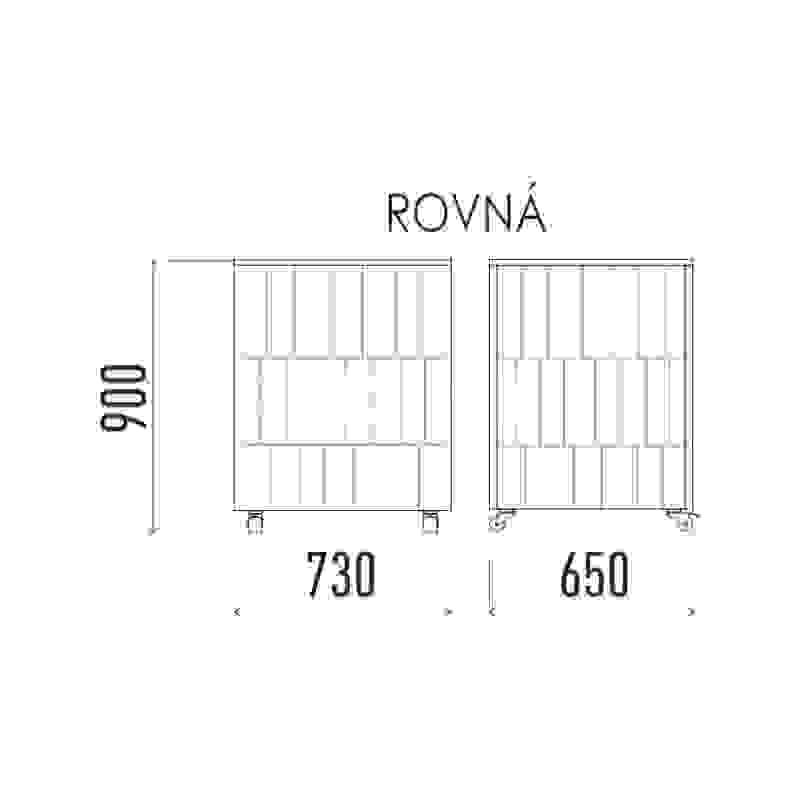 Neutrální pracovní modul rovný 650 NE
