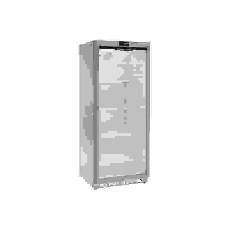Skříň chladící AKD 600RG SS 580 L nerez/sklo