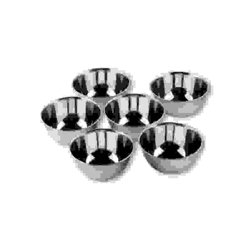 Misky nerezové, set 6 ks, 0,325 l